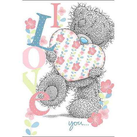 I Love You Me to You Bear Card £3.59